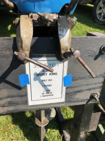 Details about one of Pete Haskell’s outboard motors. Railway Village, engines, mechanics, Maine Antique Power Association
