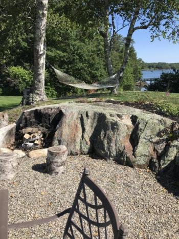 Harris guest house hammock. KELLIE BIGOS/Boothbay Register