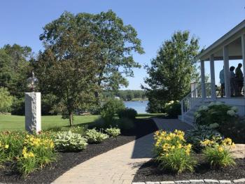 Harris House approach. KELLIE BIGOS/Boothbay Register
