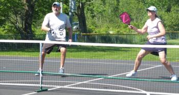 Each Tuesday and Thursday, the Boothbay Harbor pickleball courts are filled with competitors who are among the over 2.5 million nationwide. BILL PEARSON/Boothbay Register