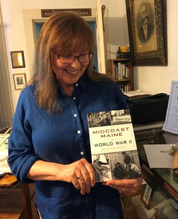 Peggy Konitzky, author of “Midcoast Maine in World War II.” Kellie Bigos/Boothbay Register