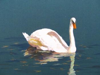 Judy Nixon’s gouache painting “Grace” is currently displayed among other works at the Pemaquid Art Gallery. Courtesy of Peggy Farrell Judy Nixon