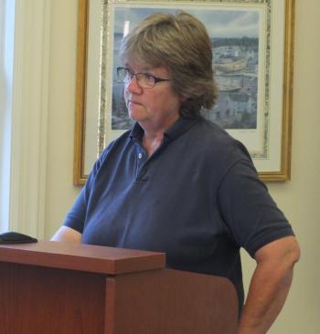 Murray Hill Road summer resident Marcia Rowland agreed to resubmit her proposed application for adding a deck to her and partner Suzanne Adams’ home. BILL PEARSON/Boothbay Register