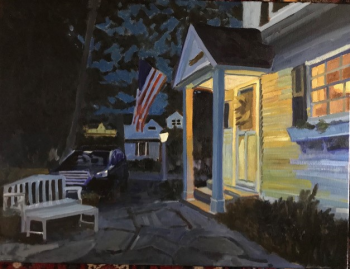 Mark Coates of Boothbay Harbor won third place in 2019 ARTinME for “Outback Nocturne.” Courtesy of BRAF Mark Coates