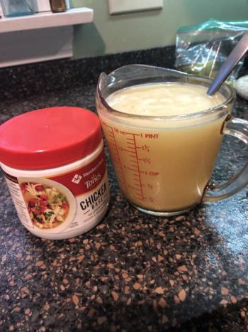 Chicken base. Lisa Orne Hallinan photo
