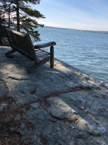 These coastal rivers — here, the Sheepscot as seen from Porter Preserve — are a wonderful reward for a faithful hike. CRAIG LANCASTER/Boothbay Register Porter Preserve, Boothbay Region Land Trust