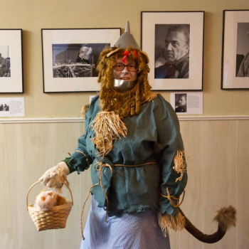 Adult costume winner Autumn Mahoney came as all of the characters! Bob Crink photo