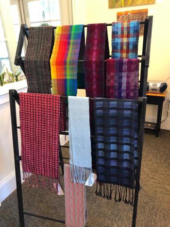 Unique, original weavings by Ursula Smith. JENNY BENNETT/Boothbay Register