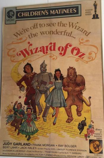 This original poster from a movie house in Massachusetts was loaned to Harbor Theater for the special screening by Bob Drury. LISA KRISTOFF/Boothbay Register