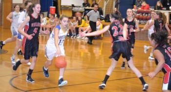 Defending state champion Boothbay is in a tight battle this season for Class C South supremacy. The Lady Seahawks are 8-2, which includes a two-point win over No. 1 Winthrop and a three-point loss to No. 3 Monmouth this month. BILL PEARSON/Boothbay Register