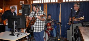 Murky Waters’ second set at the Fill the Boat With Love event Dec. 29. LISA KRISTOFF/Boothbay Register