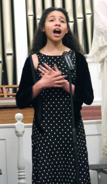 Soloist Imaj Armstead. STEVE EDWARDS/Boothbay Register