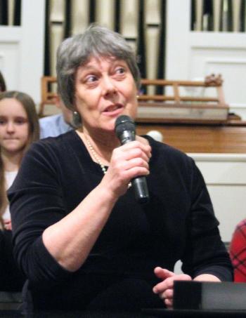 Boothbay Region Elementary School music teacher Eugenie O’Connell. STEVE EDWARDS/Boothbay Register