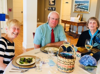 Carole McCarthy, left, with Alan and Judy Boyes. Judy is the Auxiliary treasurer. Dan Zajdel photo