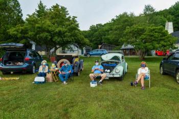 Rotary’s “Circling the Wagons” at the Boothbay Railway Village. Steve Demeranville photo
