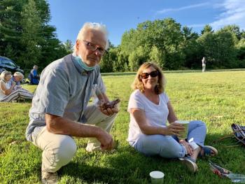 Warren and Mireille Martel of Westport Island. SUSAN JOHNS/Wiscasset Newspaper