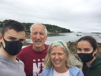 Ted and Betty Repa went on the Road Rally with their grandchildren! Courtesy of Marion Coleman