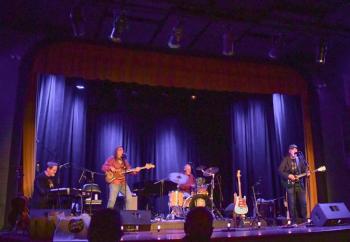 The Boneheads - Bob Colwell, Scott Elliot, Dickie Hollis and Steve Jones - playing hot at the Opera House Sept. 26. Peter Southwick photo