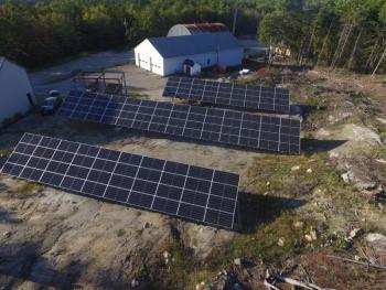 Southport’s new solar power array is now online. Courtesy photo