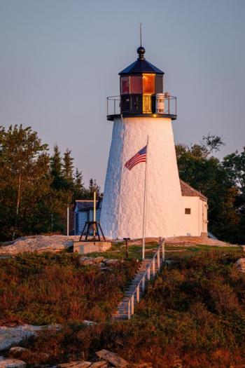 Burnt Island Lighthouse. Mike Leonard photo