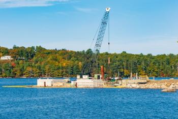 UMaine researchers, visiting scientists and students, marine patrol agents, and business incubator clients are among the many who use the research vessels and waterfront facilities at UMaine’s Darling Marine Center in Walpole. Courtesy of DMC