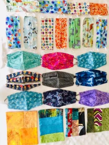 The Auxiliary mask project provides face coverings for our local students. Courtesy of Laura Zajdel
