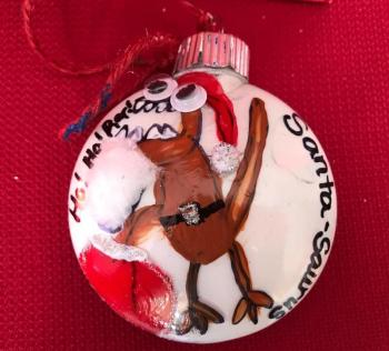 Judges Award: Austin Chryplewicz, age 7 - Santasaurus!!