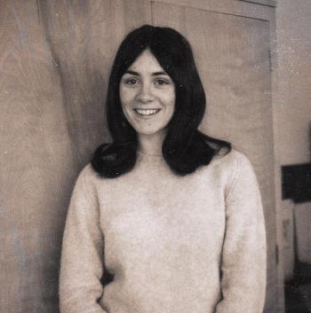 Laurie Reed, seen here when she won the state foul-shooting contest as a junior at BRHS. Boothbay Register file photo