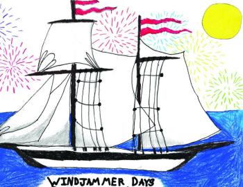 BRES sixth grade student Chau Nguyen’s 2021 design. Chau’s 2020 design was on last year’s T-shirts. This design tied with four others in judges’ votes. Courtesy of Rosemary Bourette