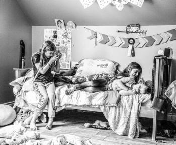 First Place: B&W - Norma Warden of Auburn, “A Pandemic Photographer Emerges.” Courtesy of MPS