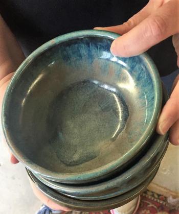 A short stack of Monica Tan’s bowls.