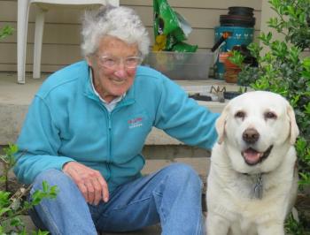 Margaret loved her dogs. Courtesy of Rachel Romanowicz