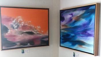 Paintings by Polly Steadman will be exhibited at Savory Maine May 7 - 26. Courtesy of Grace Goldberg Polly Steadman