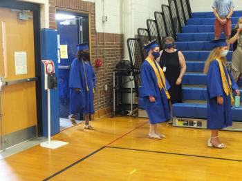 Fifty-two Boothbay Region High School seniors took a step closer June 9 to becoming graduates. BILL PEARSON/Boothbay Register