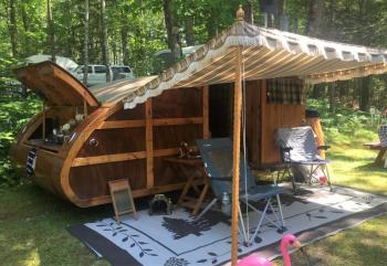 The pièce de résistance at the Vintage Camper Jamboree! LISA KRISTOFF/Boothbay Register