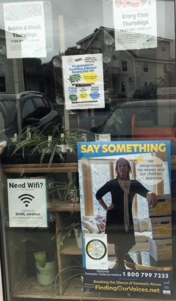 Banner location: Nathan’s Apothecary. LISA KRISTOFF/Boothbay Register