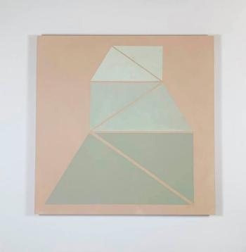 “Diagnols” 20” x 20” – Flashe on paper. Jack Silverio Jack Silverio