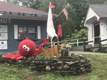 The second place Porch Parade winner in the business category was The Ice Cream Hut. Courtesy of Lisa Walby
