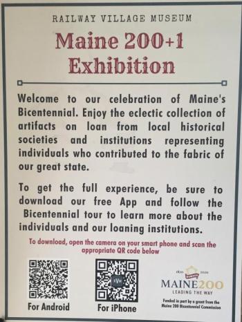 The Maine Bicentennial +1 exhibition runs through Aug. 8 in the Town Hall.
