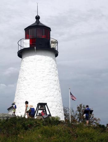 The fully restored Burnt Island lighthouse. STEVE EDWARDS/Boothbay Register
