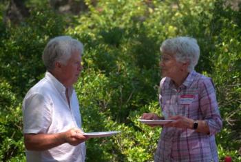 Bob Cross and Bonnie Hunter. JOSEPH CHARPENTIER/Boothbay Register