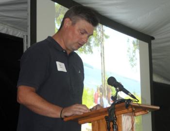 KBIL Board President Adam Smart. STEVE EDWARDS/Boothbay Register