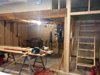 The new ticket and concessions counter at Harbor Theater. LISA KRISTOFF/Boothbay Register