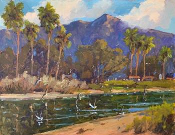 “Skimmers” – 11” x 14” oil – plein air – Santa Barbara. Brad Betts Brad Betts