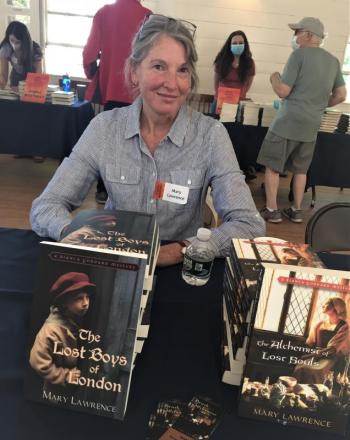 Author Mary Lawrence takes readers to Tudor England in her Bianca Goddard series. LISA KRISTOFF/Boothbay Register