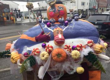 A right, jolly pumpkin Christmas Fairy, maybe? LISA KRISTOFF/Boothbay Register