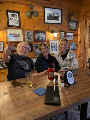 Bob, Trish and Julia Fallon enjoyed the entire afternoon. Courtesy of Jen Mitchell