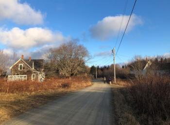 Although the temperatures were frigid, the opportunity to see birds in a beautiful place was enough to keep the author and his fellow birders warm. Courtesy of Jeff Wells. #bird-column, #Boothbay-Register, #jeff-and-allison-wells, #birds, #Maine, #Matinicus