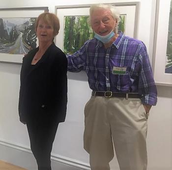 The van Hasselts, Tony and Jan, during the September First Friday at Studio 53. File photo