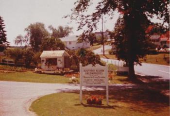 A scene at Boothbay Region Greenhouses in 1971. Courtesy photo